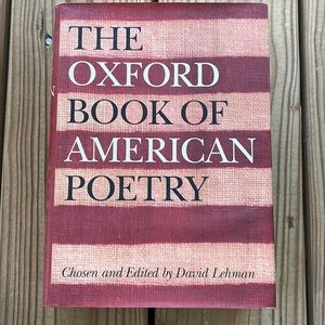 The Oxford Book Of American Poetry Hardcover Published Oxford University Press